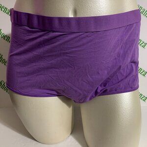 Catherines Boyshort Panties Underwear Cotton Blend Purple Plus Size 12 or 3X